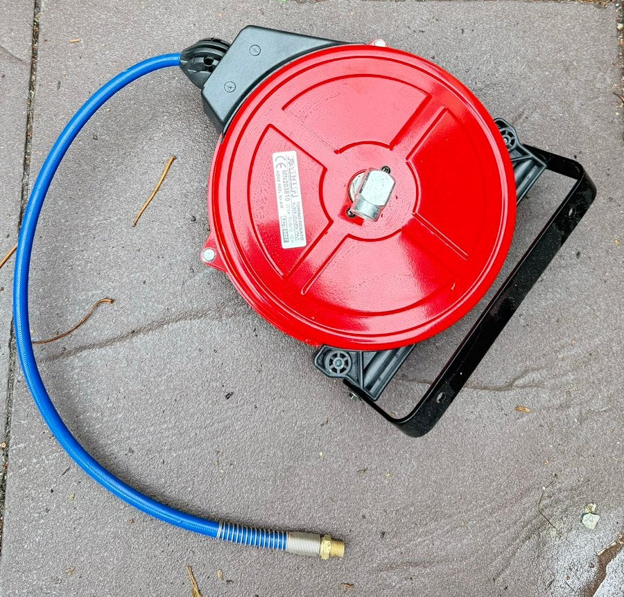 Zgan luchtslanghaspel professionele kwaliteit,, Ophalen of Verzenden, Zo goed als nieuw, Minder dan 200 liter/min, 10 bar of meer