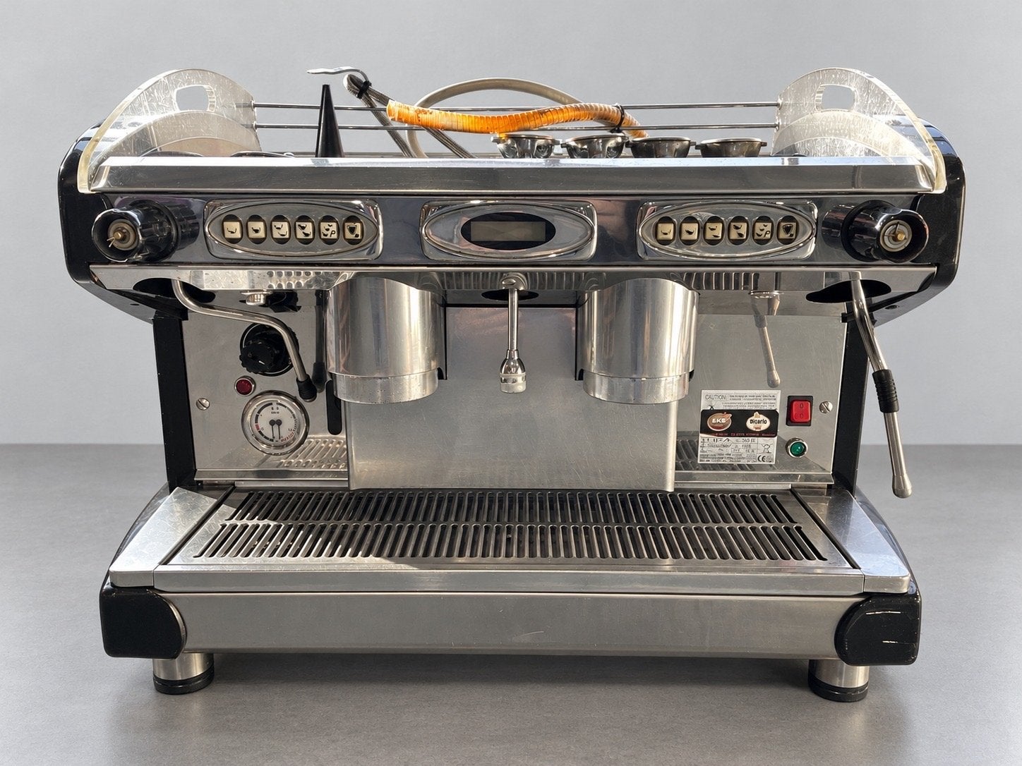 Professionele Barista Koffiemachine - Dicario Caffè LIRA, Gebruikt, Espresso apparaat, 10 kopjes of meer, Koffiebonen
