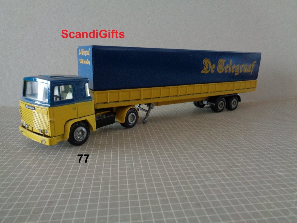 tekno scania 141 de telegraaf, Ophalen of Verzenden, Zo goed als nieuw, Bus of Vrachtwagen, Tekno