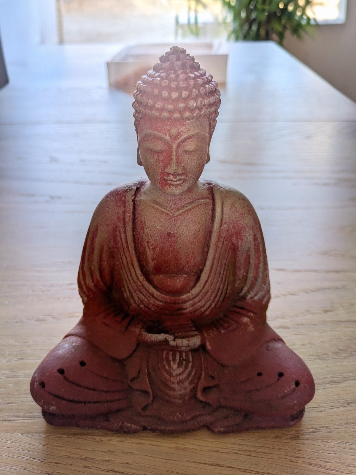 Boeddha-beeld – 15 cm hoog, Ophalen, Steen/keramiek, Overige kleuren, 15 cm
