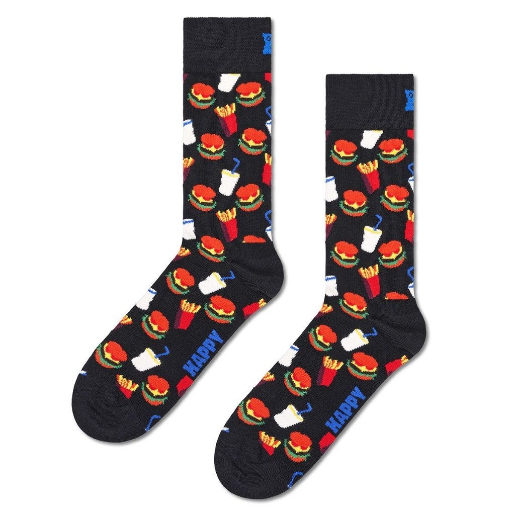 Happy Socks - Hamburger Sock maat 47-51, Overige kleuren, Nieuw, Overige maten, Ophalen of Verzenden