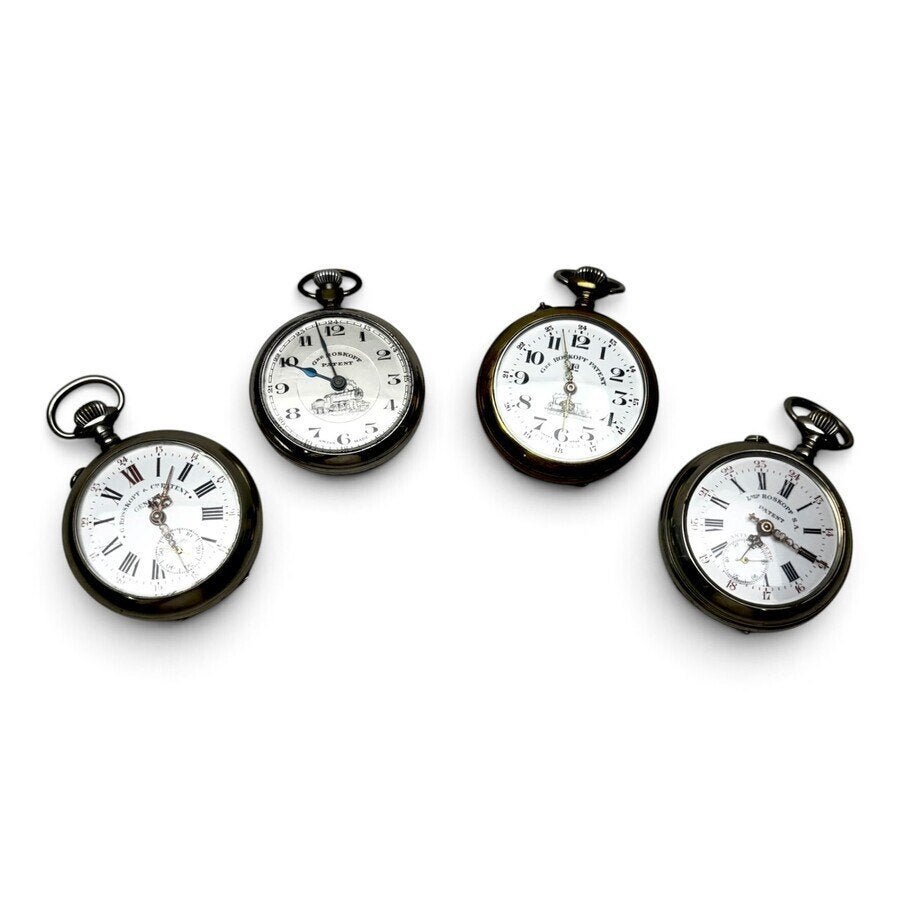 Lot Rosskopf-zakhorloges (4x), Antiek en Kunst, Ophalen of Verzenden