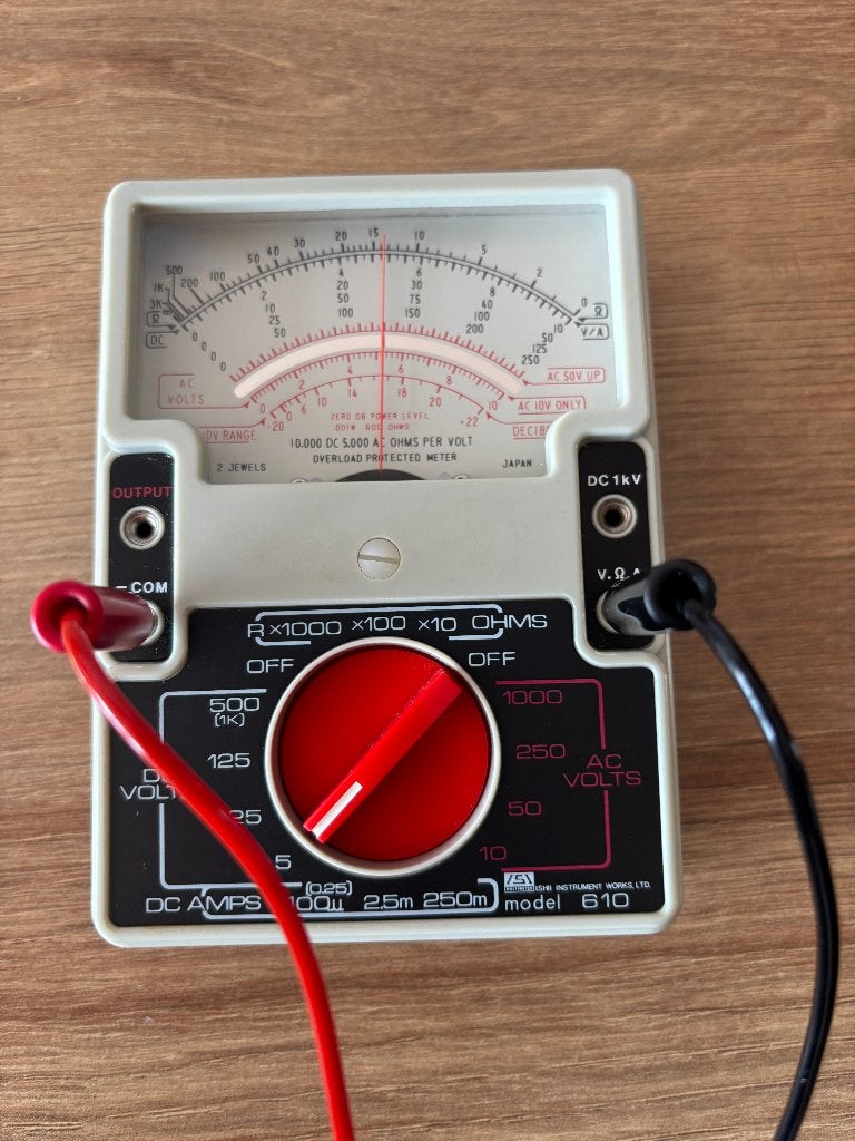 Analoge Multimeter, Doe-het-zelf en Verbouw, Ophalen of Verzenden, Gebruikt, Multimeter