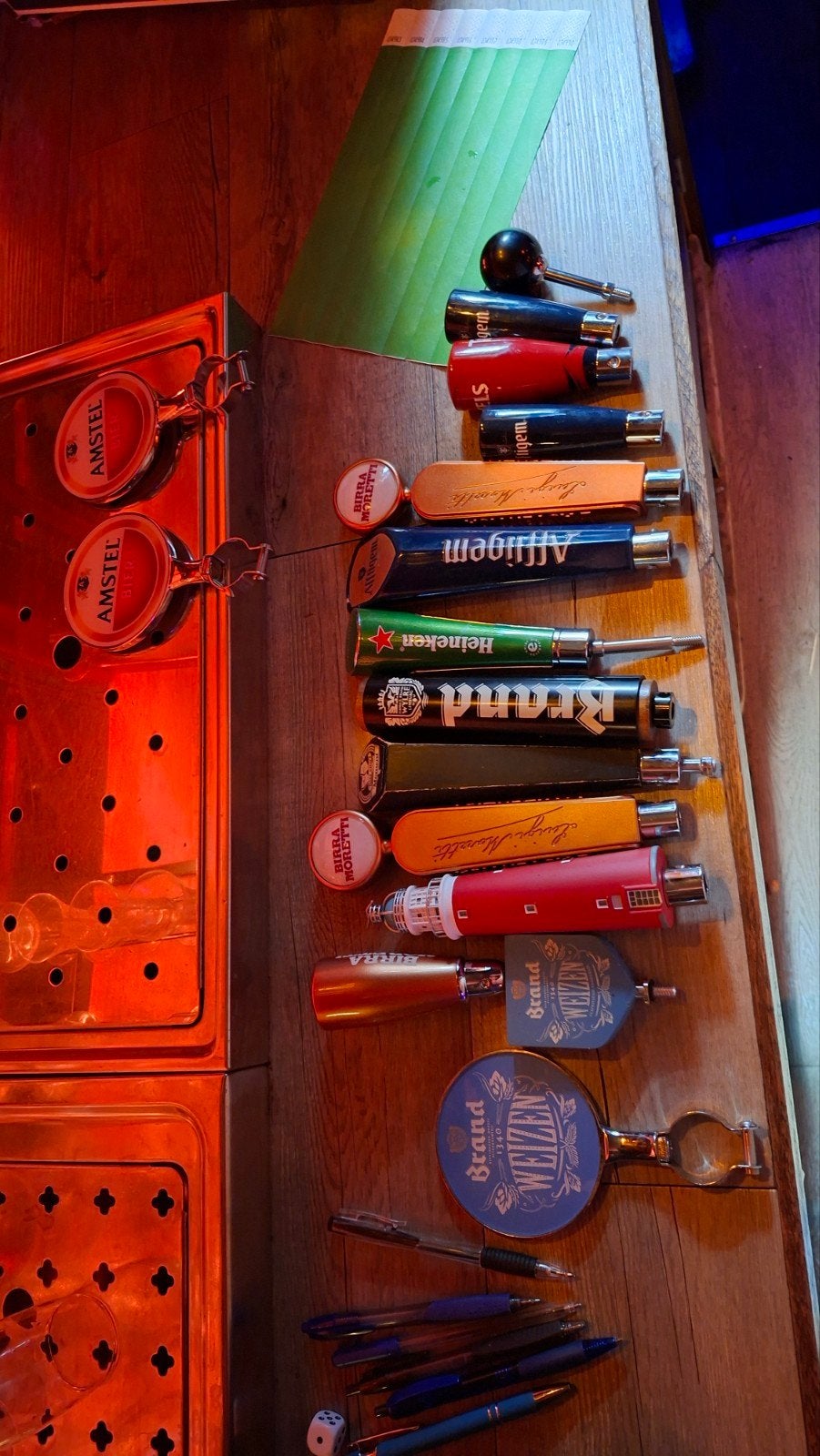 Biertaphendels enl tapkranen, Ophalen of Verzenden, Gebruikt, Gebruiksvoorwerp