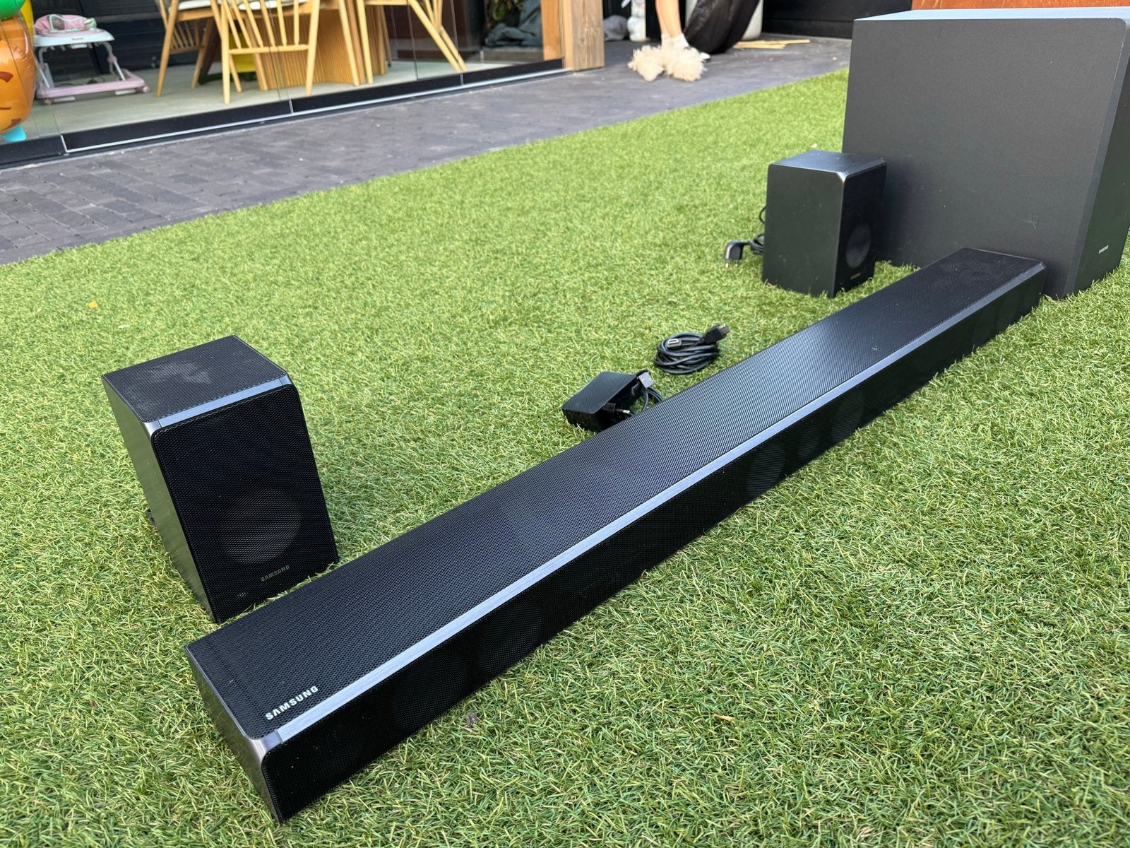 Samsung HW-K950 Dolby Atmos 5.1.4 Surround Set Compleet, Ophalen of Verzenden, Bluetooth, Gebruikt