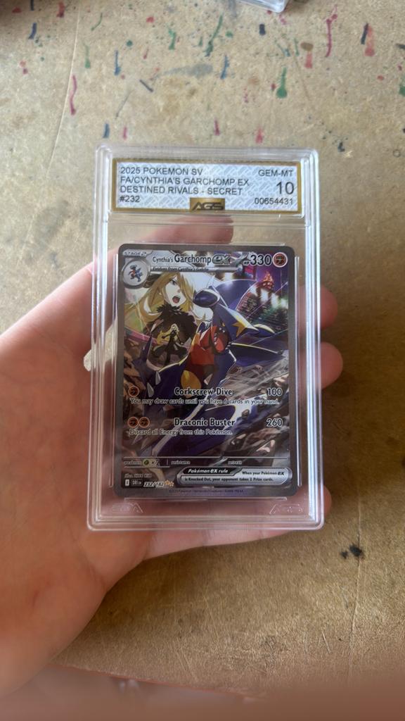 Synthias garchomp ex destined rivals ags 10 graded, Ophalen of Verzenden, Zo goed als nieuw