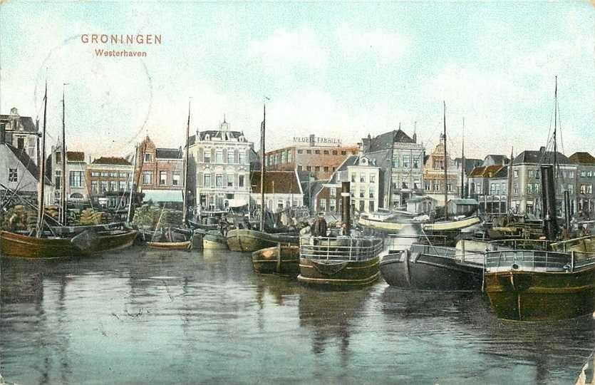 300-180-043 Groningen Westerhaven, Verzenden, Voor 1920, Groningen
