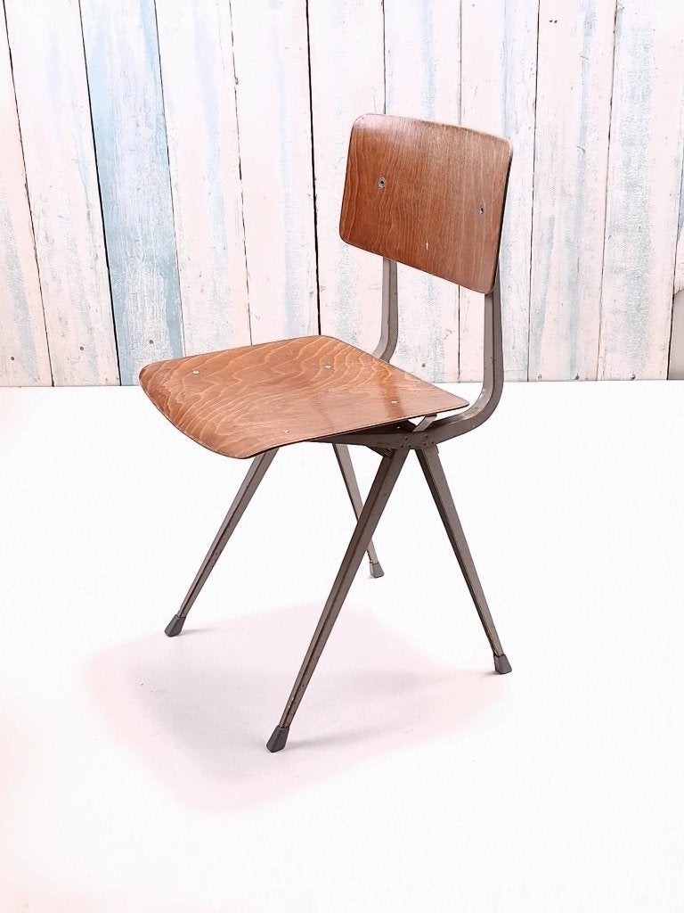Vintage Ahrend stoel Result Bruin, Ophalen, Gebruikt, Bruin, Gispen