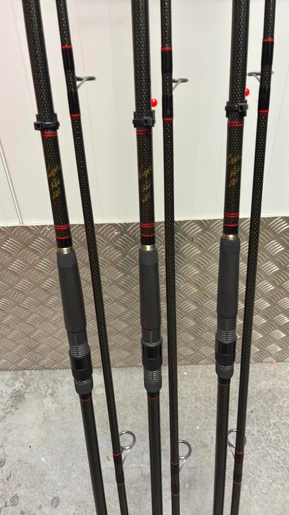 3 x Carpflex handbouw sportex carbon kevlar 3,5lbs 13 ft, Ophalen of Verzenden, Zo goed als nieuw, Werphengel