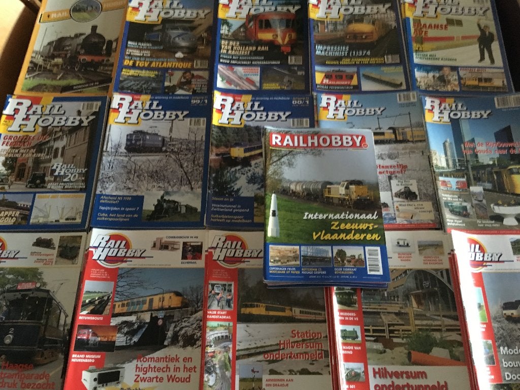 Tijdschriften: Railhobby – Jaargang 1979-2010 (42 Stuk), Overige merken, Verzenden, Gelijkstroom of Wisselstroom, Boek, Tijdschrift of Catalogus