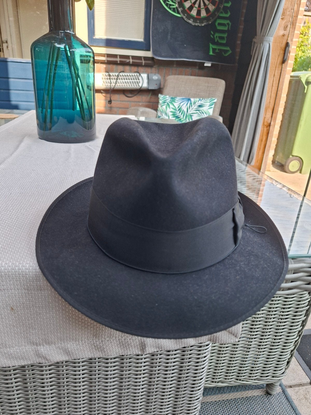Borsalino hoed fedora, Borsalino, Verzenden, Hoed, Zo goed als nieuw