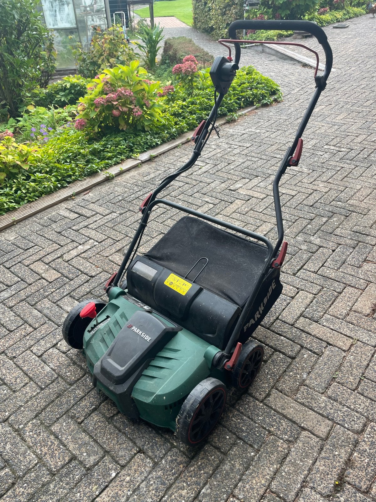 Parkside PLV 1500 A1 Verticuteermachine - 1500W Elektrisch, Tuin en Terras, Ophalen, Gebruikt, Elektrisch