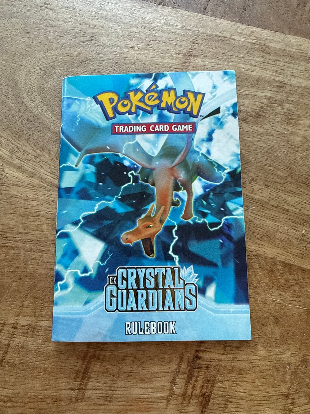 Pokémon TCG EX Crystal Guardians Rulebook & Cardlist, Ophalen of Verzenden, Gebruikt, Boek of Catalogus