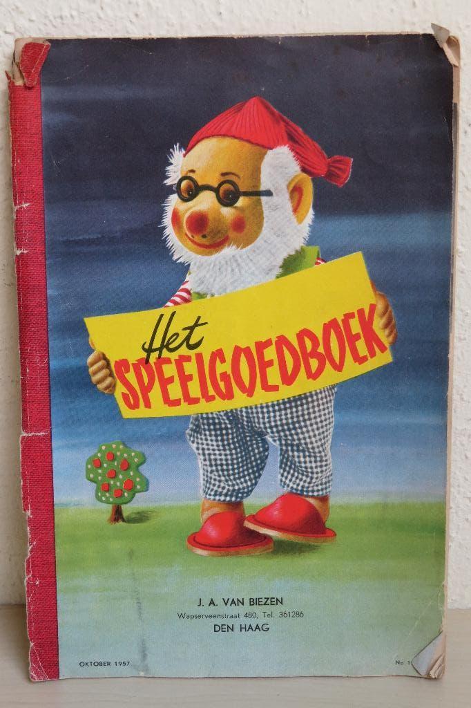 Vintage speelgoedboek, 1957, Ophalen of Verzenden, Huis en Inrichting