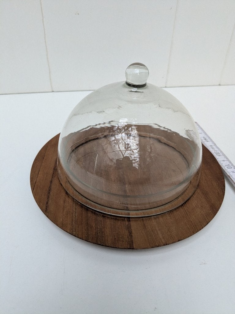 Kaasstolp met Olijfhouten Plateau (ongebruikt) – Pasch Venlo, Huis en Inrichting, Ophalen, Hout, Snij-/serveerplank, Nieuw