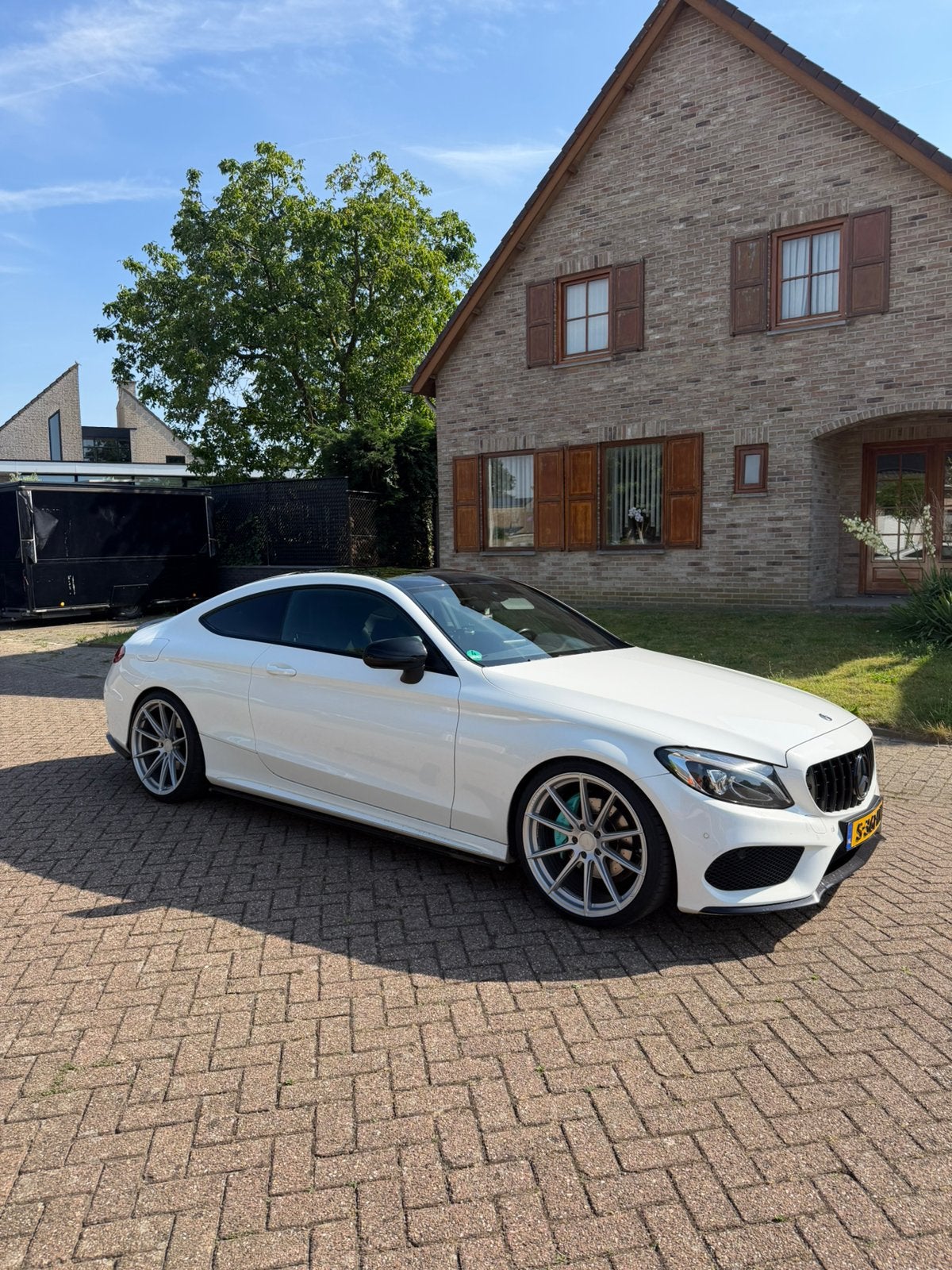 Mercedes-Benz C-Klasse 2.0 C200 Coupe AUT 2016 Wit, Auto's, Achterwielaandrijving, 1800 kg, 4 cilinders, 4 stoelen