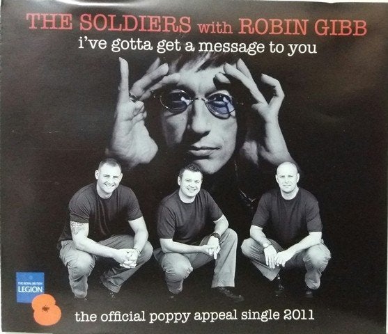 THE SOLDIERS + ROBIN GIBB CD SINGLE I'VE GOTTA GET A MESSAGE, Ophalen of Verzenden, Zo goed als nieuw, Pop