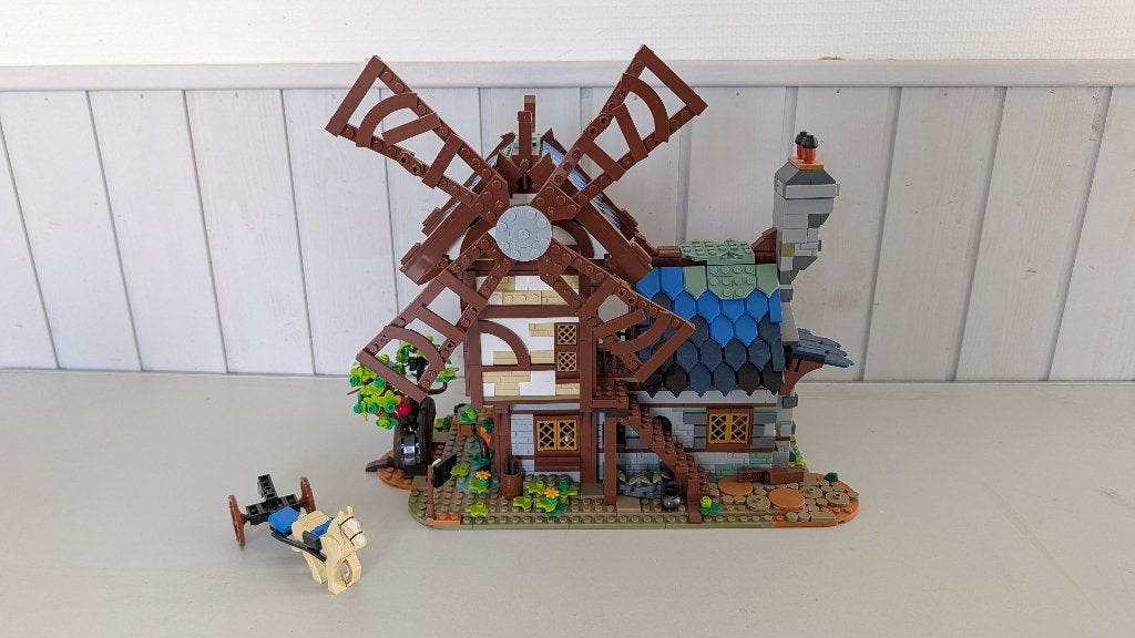 Middeleeuwse windmolen bouwstenen, Ophalen of Verzenden, Gebruikt, Overige merken