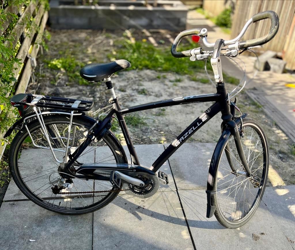 Gazelle Fuente Xtra herenfiets - 24 versnellingen, Ophalen, Gebruikt, Velgrem, Versnellingen