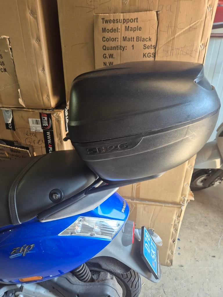 piaggio zip kofferdrager + koffer, Ophalen of Verzenden, Gebruikt, Overige typen, Piaggio