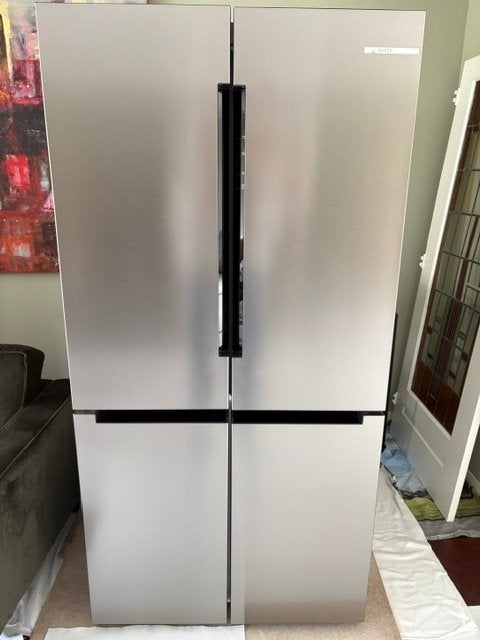 Te koop Bosch dubbeldeurs koelkast, Witgoed en Apparatuur, Koelkasten en IJskasten, Ophalen, Gebruikt, 200 liter of meer, 60 cm of meer