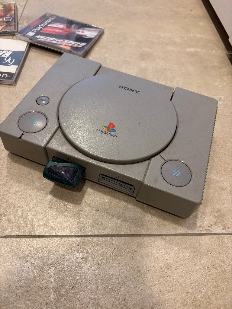 PlayStation, Ophalen, Met 2 controllers, Zilver, Gebruikt