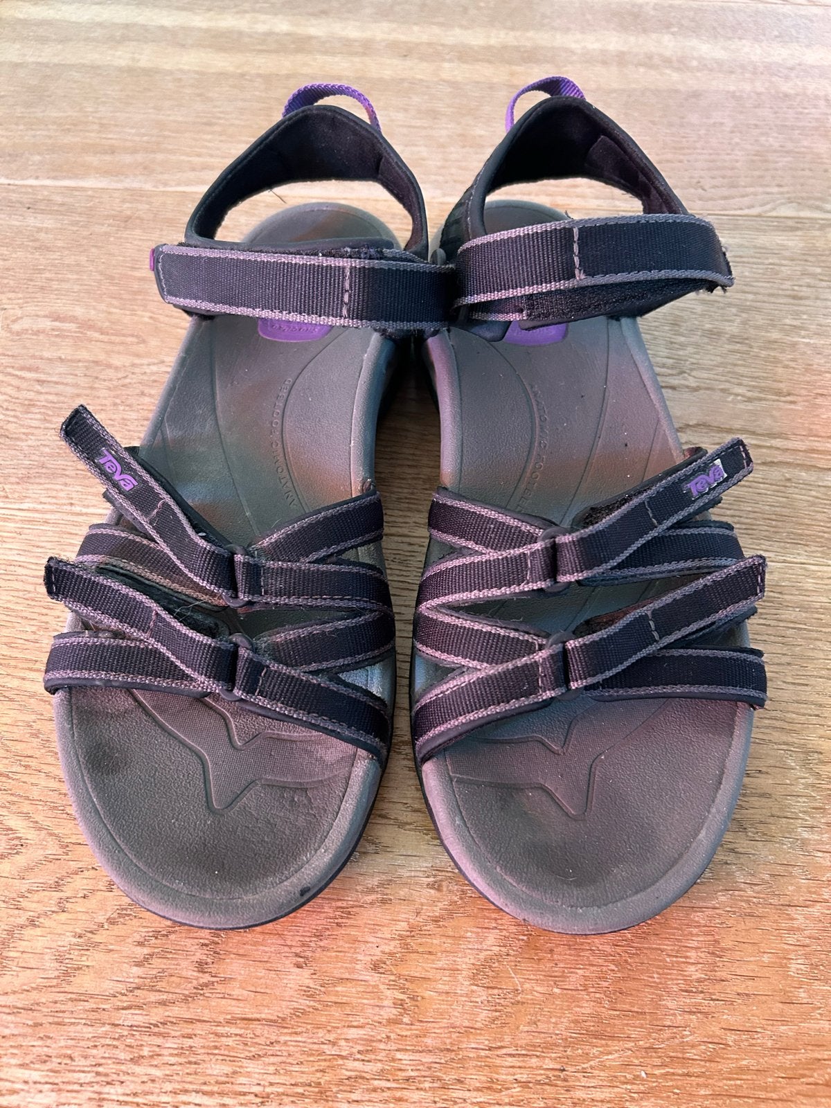 Teva sandalen maat 41, Kleding | Dames, Schoenen, Ophalen of Verzenden, Gedragen, Zwart, Sandalen of Muiltjes