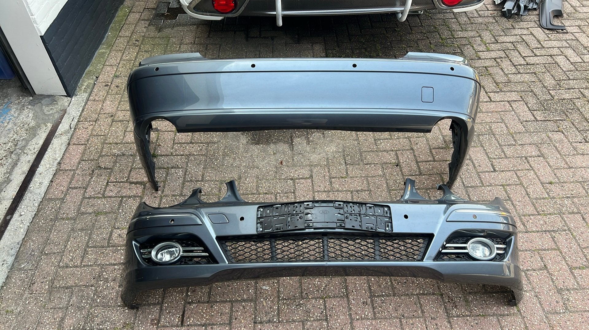 Bumperset Mercedes E-klasse W211 facelift, Auto-onderdelen, Ophalen, Bumper