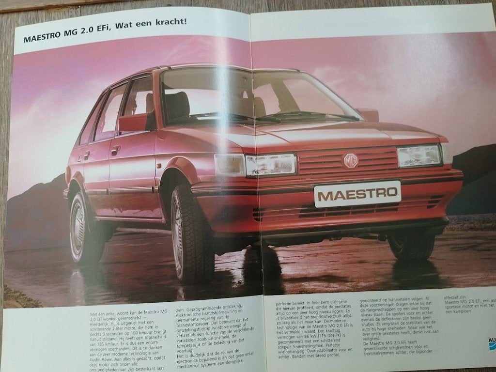Austin / MG Maestro autofolder, Ophalen of Verzenden, Nieuw, Overige merken