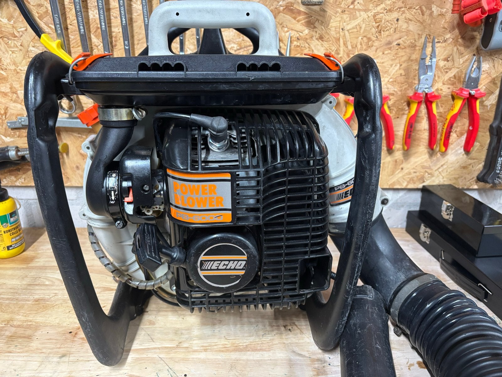 Echo PB-6000 Bladblazer - Krachtige Benzine Rugblazer, Tuin en Terras, Ophalen, Benzine, Gebruikt, Echo