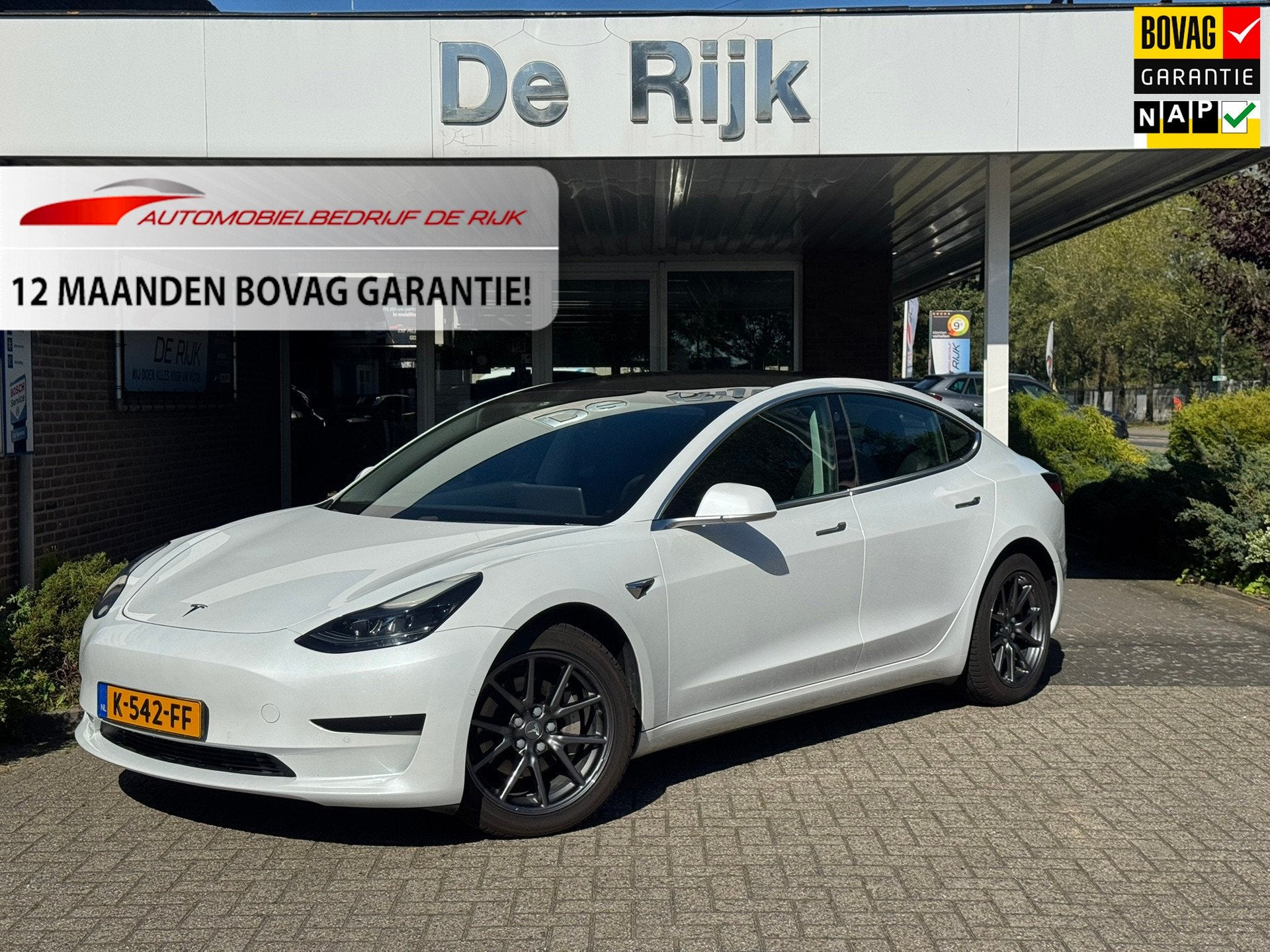 Tesla Model 3 Standard RWD Plus 60 kWh | 1e Eigenaar | Mica, Auto's, Automaat, 238 pk, Achterwielaandrijving, Gebruikt