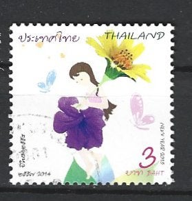 Thailand-21, Verzenden, Gestempeld, Oost-Azië