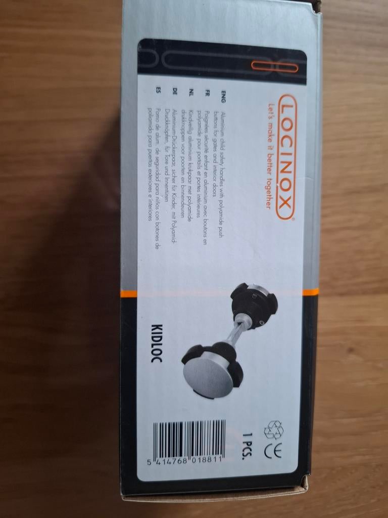 Locinox KIDLOC Aluminium Kinderveiligheidsslot, Doe-het-zelf en Verbouw, Hang- en Sluitwerk, Ophalen of Verzenden, Nieuw, Overige materialen