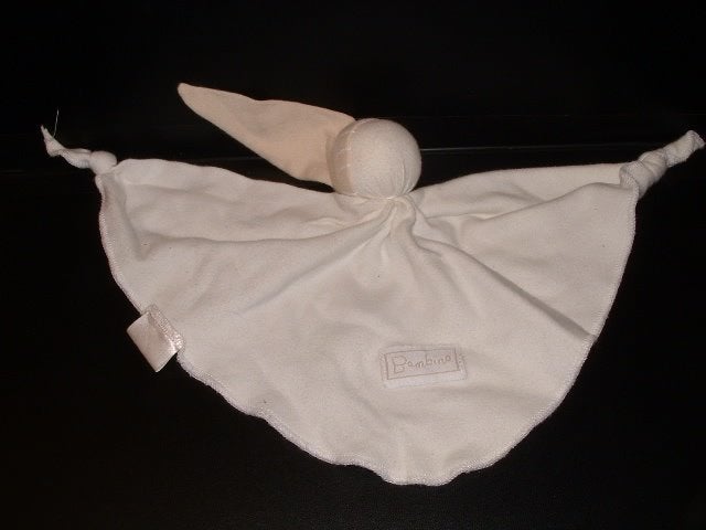 BAMBINO POPJE KNUFFELDOEKJE SPOOKJE VELOURS WIT MET, Ophalen of Verzenden, Nieuw, Overige typen