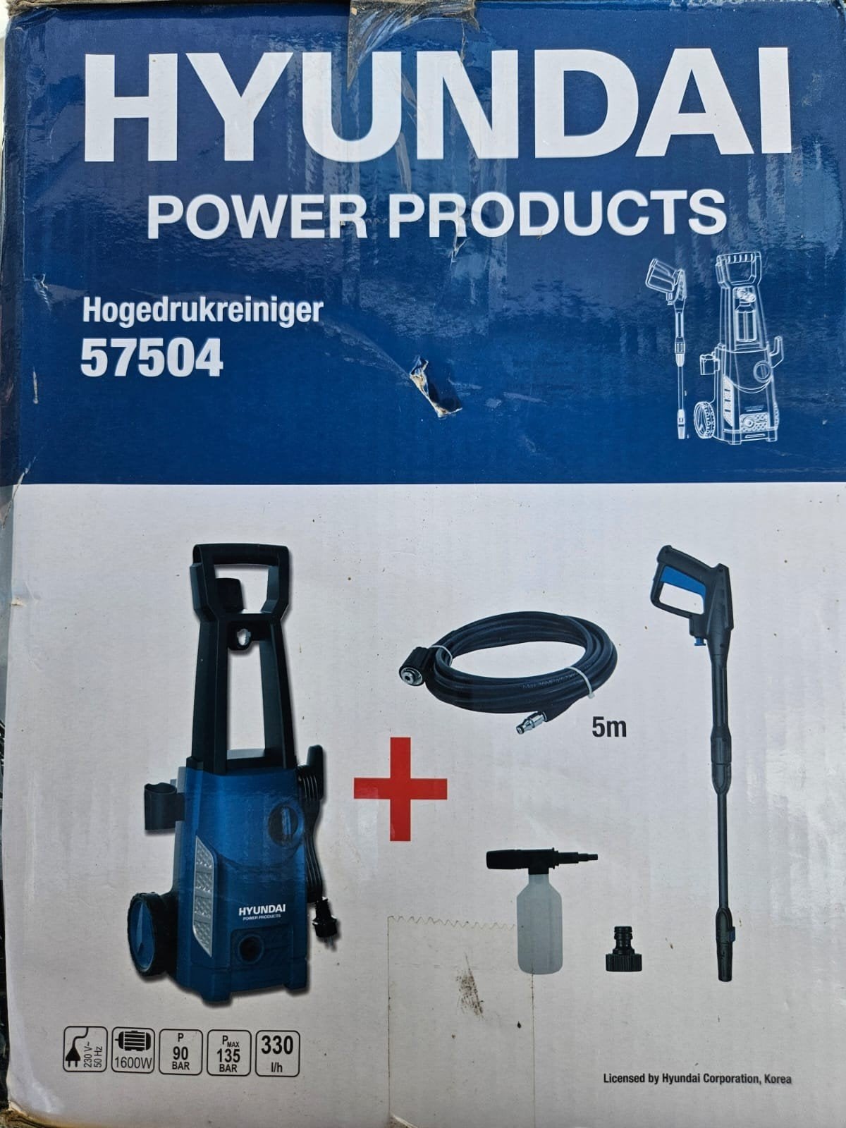 Hyundai Hogedrukreiniger 57504 - Nieuw in doos