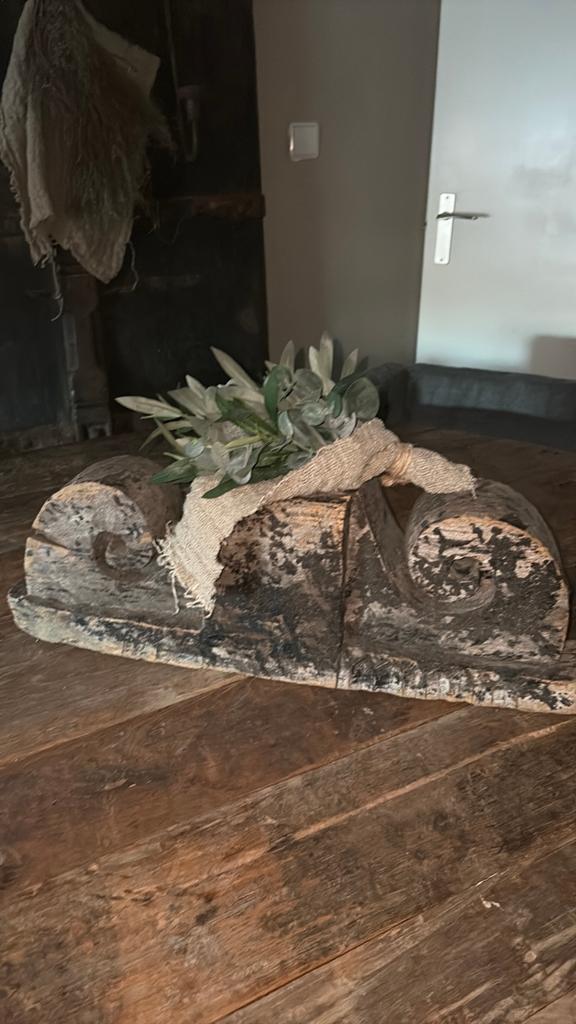 Sober landelijk houten ornament, Huis en Inrichting, Ophalen, Zo goed als nieuw, Hout