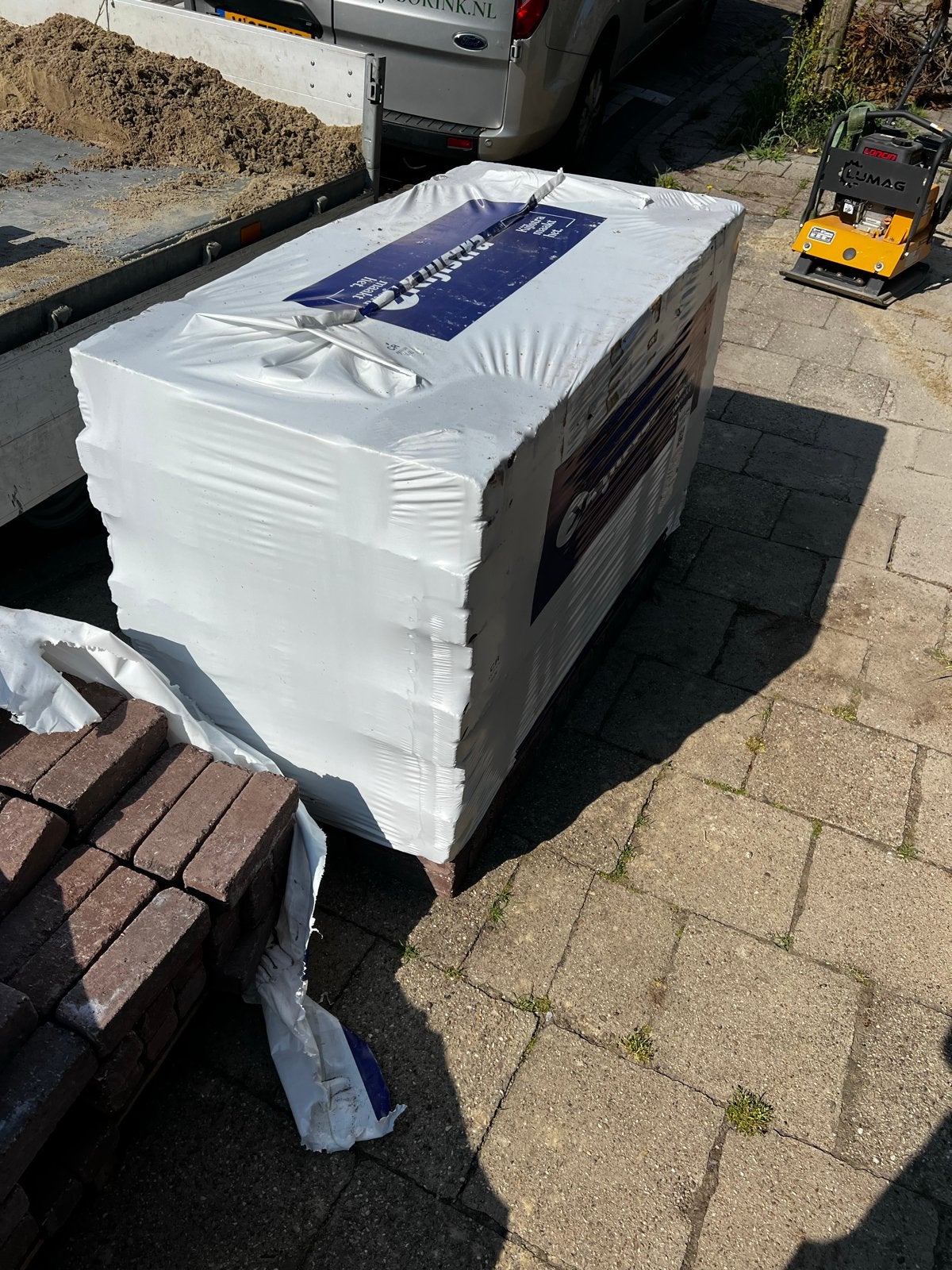 Bestrating, Ophalen, Nieuw, Beton