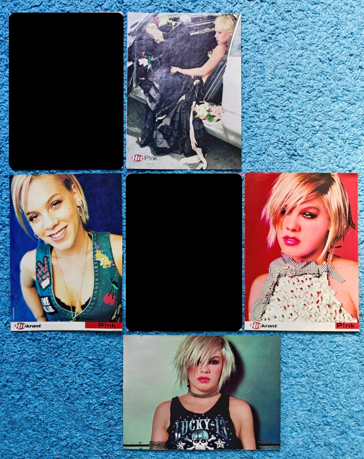 P!nk posters hitkrant vintage, Ophalen of Verzenden, Nieuw, A4 of kleiner, Muziek