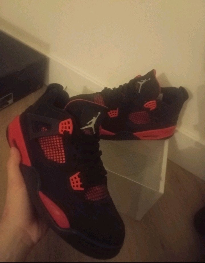 Jordan 4 Red Thunder, Ophalen of Verzenden
