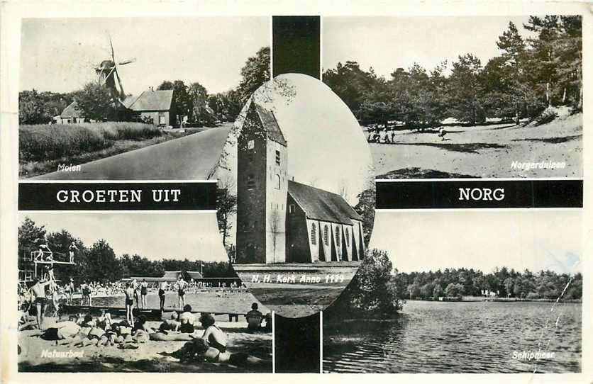 380-914-043 Norg, Verzenden, Voor 1920, Drenthe