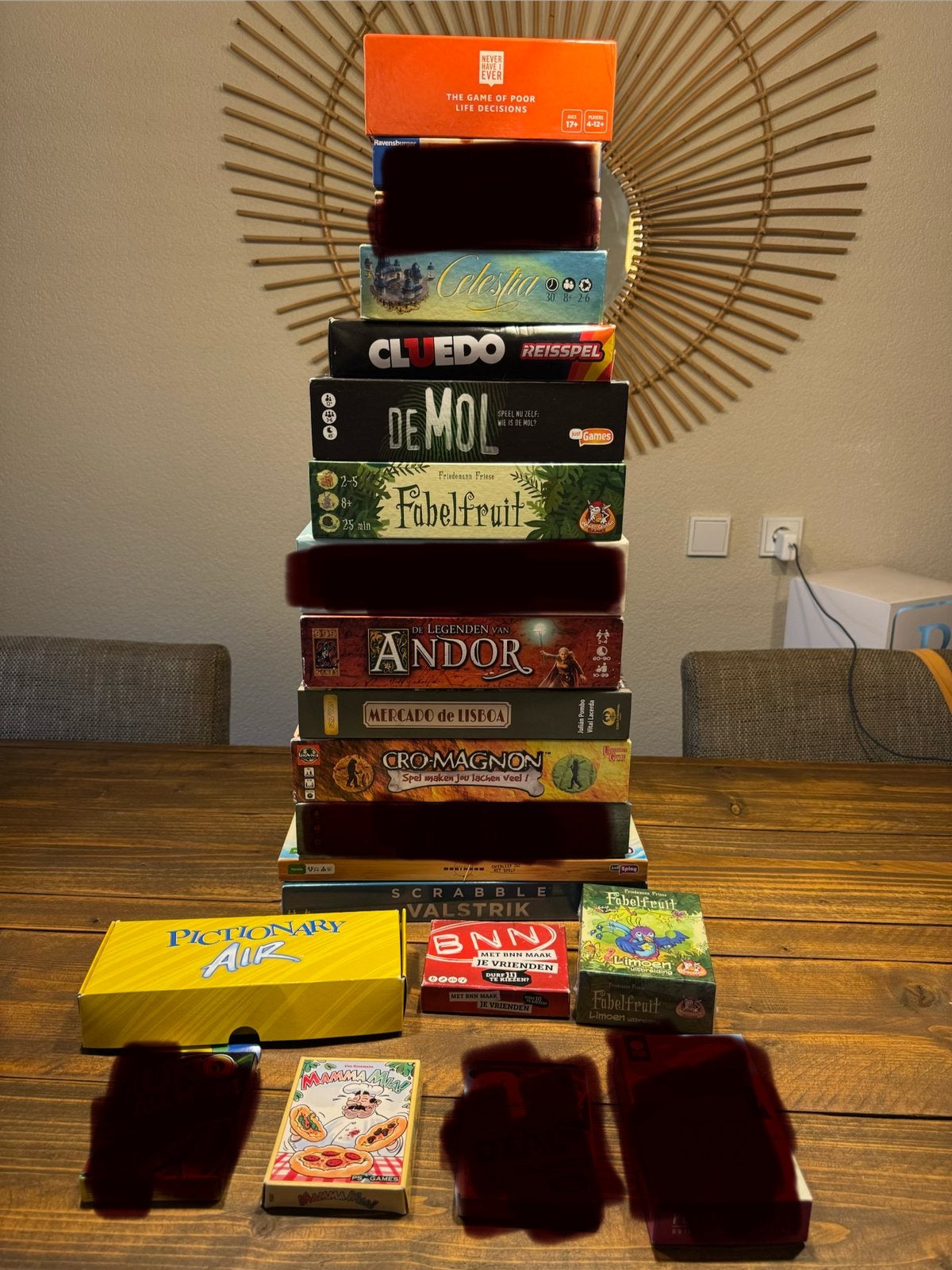 Spellenpakket 14 bordspellen, Hobby en Vrije tijd, Ophalen of Verzenden, Zo goed als nieuw, Reisspel