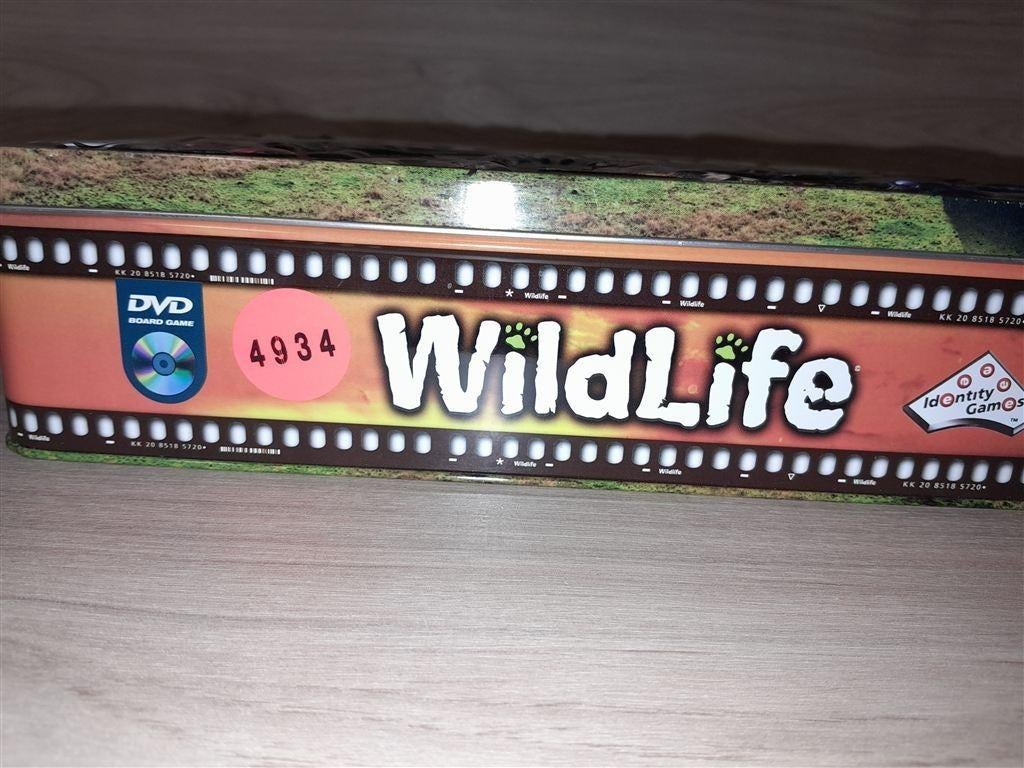 Wildlife in blik - s4934, Hobby en Vrije tijd, Gezelschapsspellen | Bordspellen, Verzenden, Zo goed als nieuw
