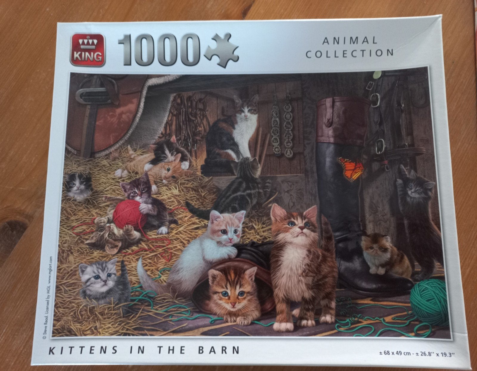 Legpuzzel met poezen., Ophalen, 500 t/m 1500 stukjes, Zo goed als nieuw