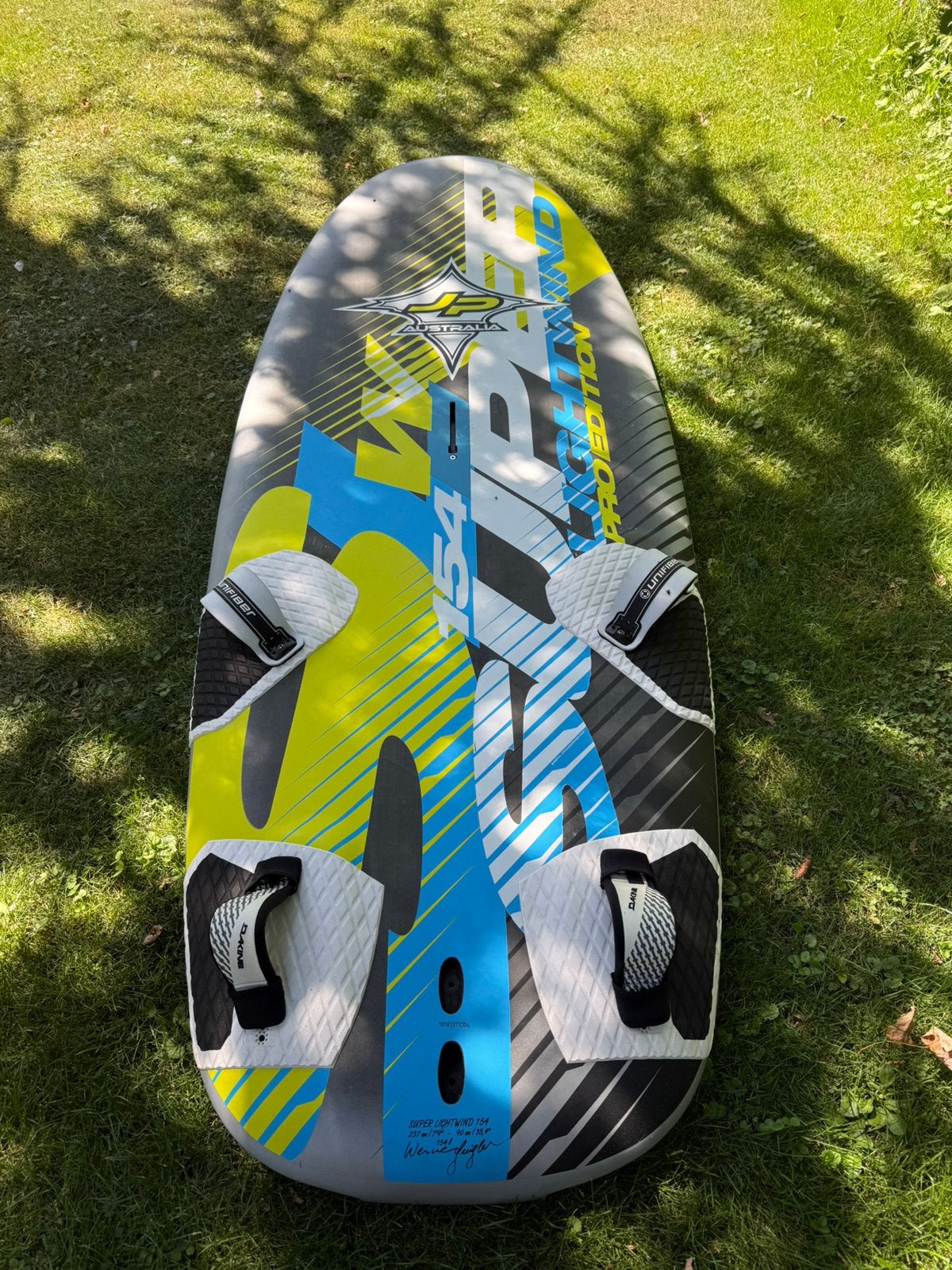 JP Super Lightwind 90v | 154L | Zeer nette staat | Boardbag, Ophalen, Gebruikt, Met draagtas, Minder dan 250 cm