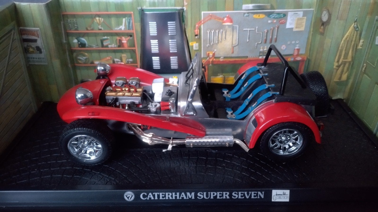 Lotus Caterham Super 7 1:18 Kyosho Pol, Hobby en Vrije tijd, Modelauto's | 1:18, Kyosho, Auto, Verzenden, .