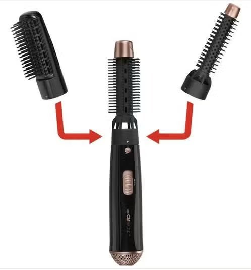 NIEUW! Clatronic HAS 3659 Krulborstel Zwart 600 W €12,99, Ophalen of Verzenden, Nieuw, Föhn of Haardroger