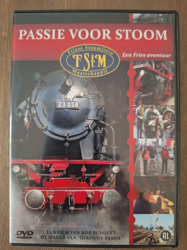 Passie voor Stoom - Friese Stoomtrein Maatschappij, Cd's en Dvd's, Alle leeftijden, Wetenschap of Techniek, Zo goed als nieuw