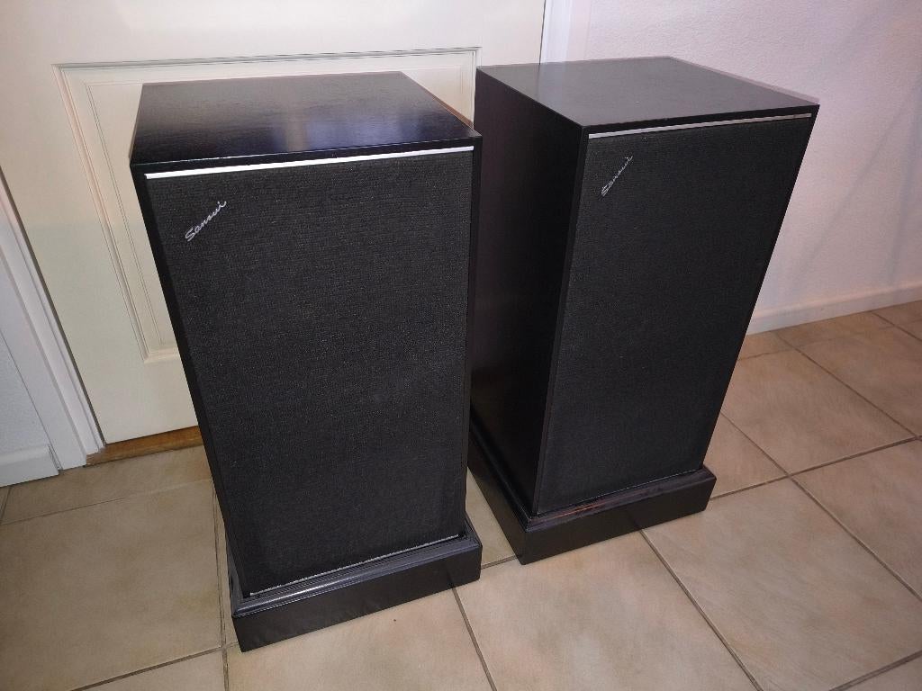 Sansui ES-200 speakers, Audio, Tv en Foto, Luidsprekers, Zo goed als nieuw, Minder dan 60 watt, Front, Rear of Stereo speakers