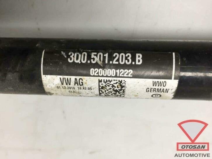 vw passat b8 2017 vag aandrijfas links achter 3q0501203b, Gebruikt, Volkswagen, Volkswagen AG, Berliner Ring 2
38440  Wolfsburg, DE