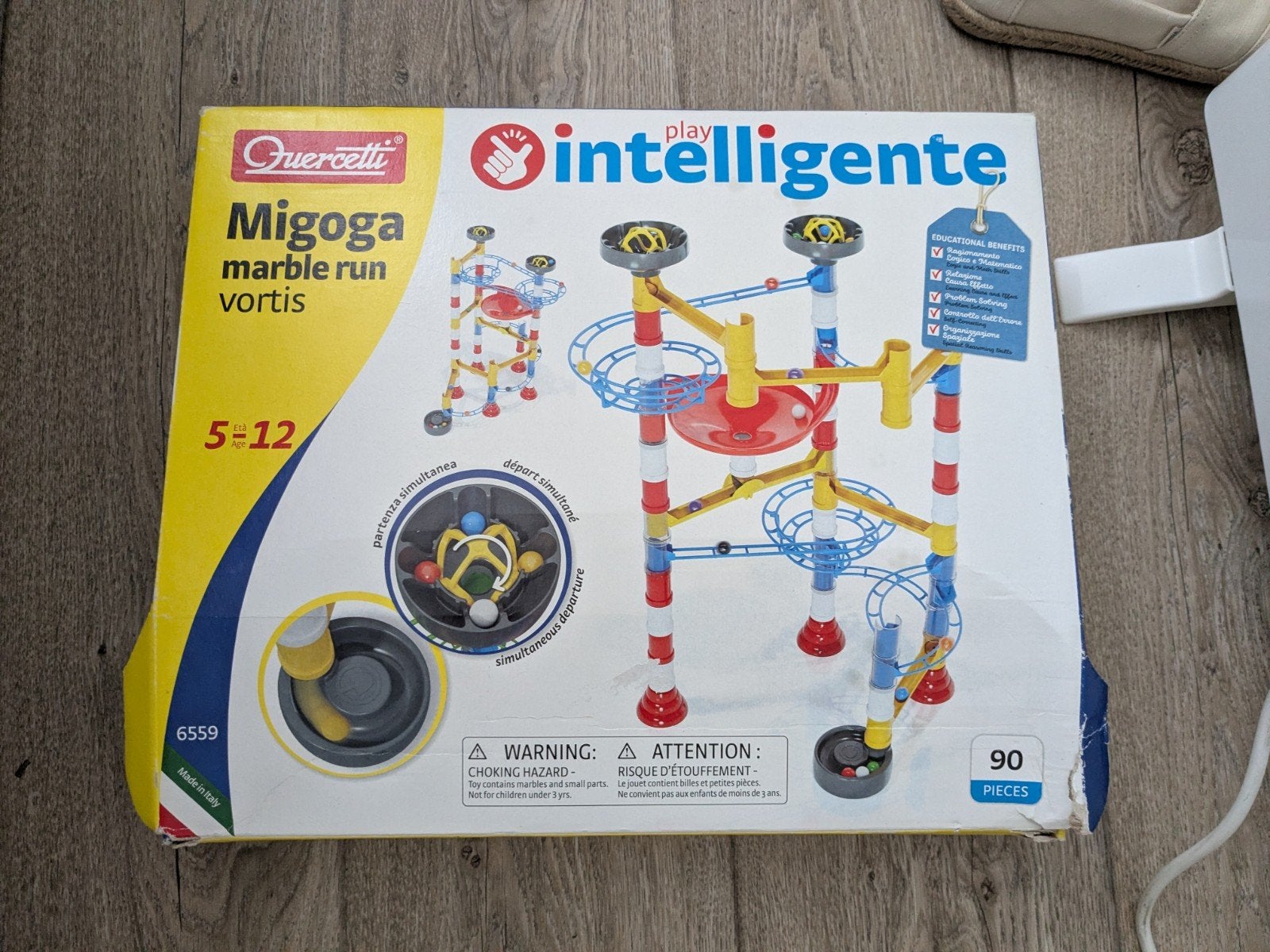 Quercetti Migoga Marble Run Vortis knikkerbaan, Ophalen of Verzenden, Zo goed als nieuw, Overige merken